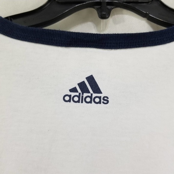 Vintage Adidas Shirt Pitt Baseball Raglan 1980s Medium USA Made - Picture 8 of 12